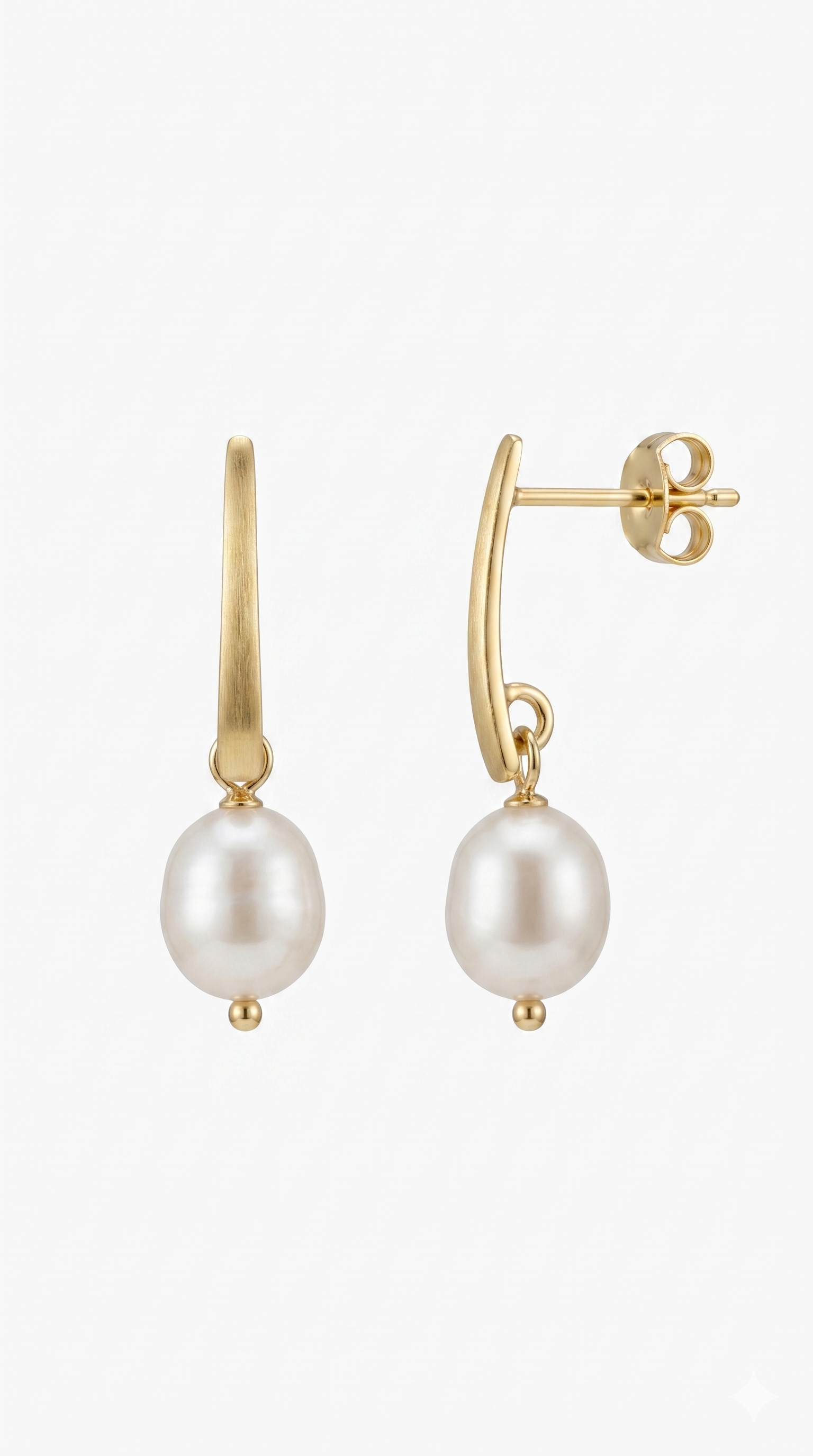 Aros Argollita y Perla de Rio 2 cms