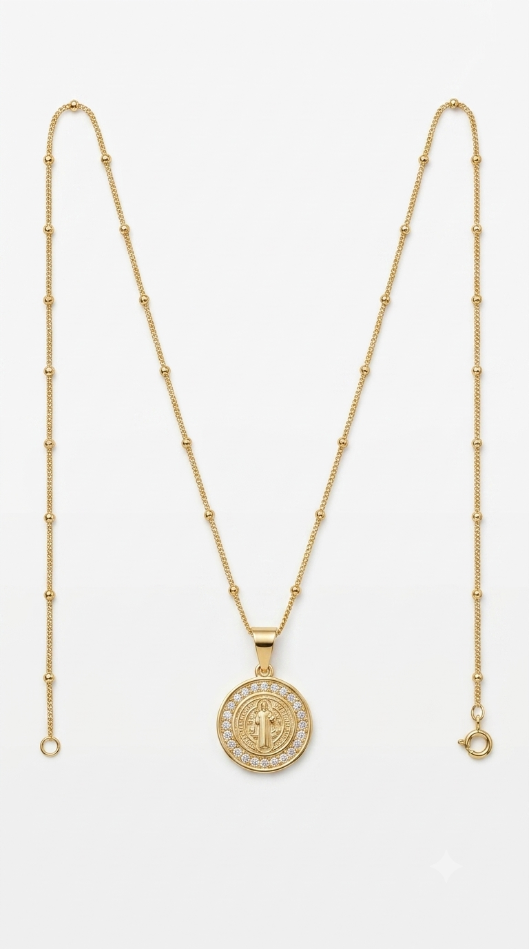 Collar Cadena San Benito Microcircones