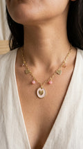 Collar Corazón Rosa