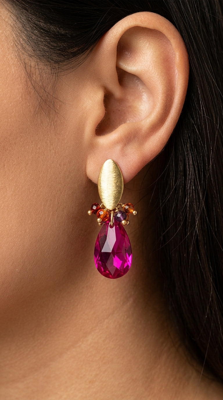 Aros Maxi Gota Fuccia