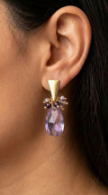 Aros Maxi Gota Lila