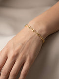 Pulsera Grano de Café Enchape Oro