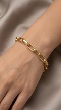 Pulsera Maxi Eslabón Enchape Oro