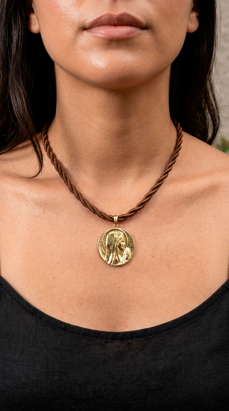 Collar Cordón Virgen