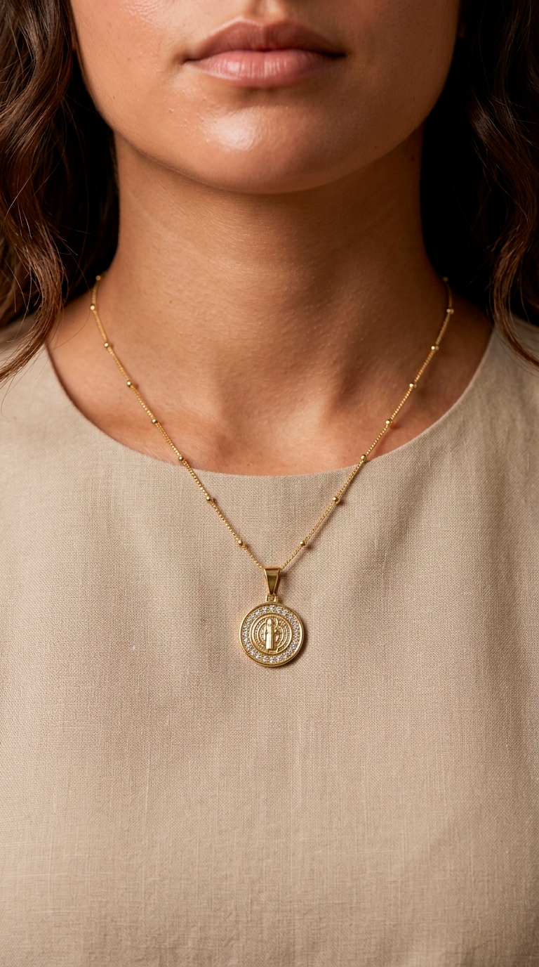 Collar Cadena San Benito Microcircones